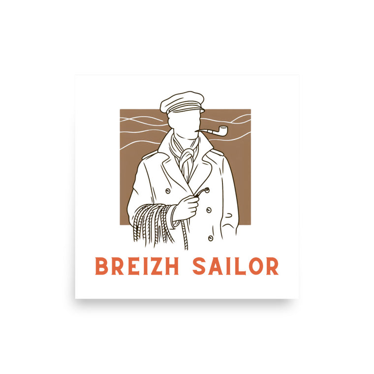 Poster Breizh sailor