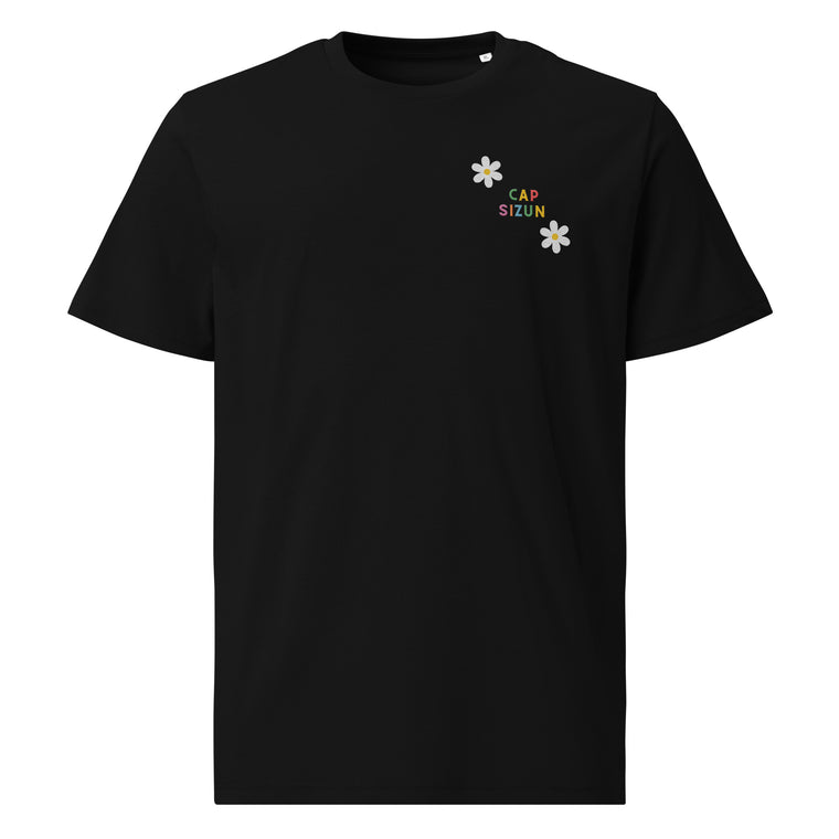 T-shirt biologique Cap-Sizun printemps marguerites
